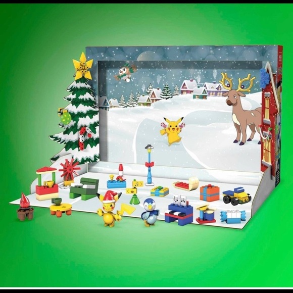 NWT Christmas mega construx Pokémon holiday calendar construction set